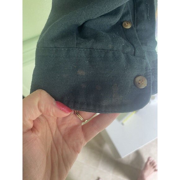 color blocked stripes two tone bugle boy button up size large 90's hipster dad - Picture 5 of 10